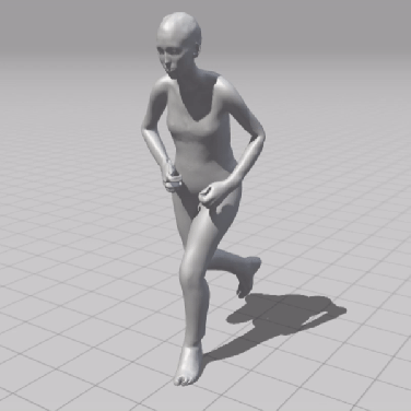 [3D Marcela] Correndo na velocidade que dá mesmo